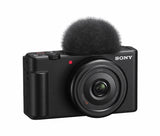 SONY Compact dedicata pentru vlogging ZV-1F 20.1MP, 7.6mm, F2 ISO 125-12.800, 1/32.000s, 4K @30fps, SD/SDXD/SDHC/x1 Micro-HDMI/x1 USB-C, Rafala 3.5-16cps, WiFi/Bluetooth, Senzor CMOS Exmor RS 1"