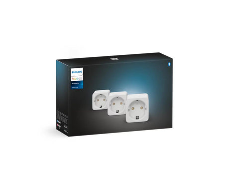 Set 3 Prize Inteligente PHILIPS Hue Smart Plug tip F alb 220-240V 2300W ZigBee Bluetooth | compatibil Alexa Siri Google Assistant