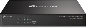 NVR PoE TP-Link VIGI 8 canale 1008H-8MP; 113W, 8 MP,1 SATA Interface, max 10TB, H.265+; ONVIF, etecție mișcare, linie, intruziune, persoane, vehicule etc.