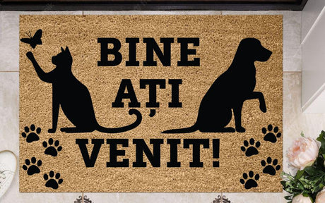 COVORAS INTRARE ANTIDERAPANT 60X40 CM, PAWS, HEINNER HOME