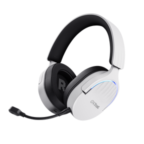 Casti gaming Trust GXT 491W Fayzo wireless, conectivitate bluetooth, incarcare USB-c, frecventa de raspuns 20 Hz - 20.000 Hz, sensivitate 100 dB, alb