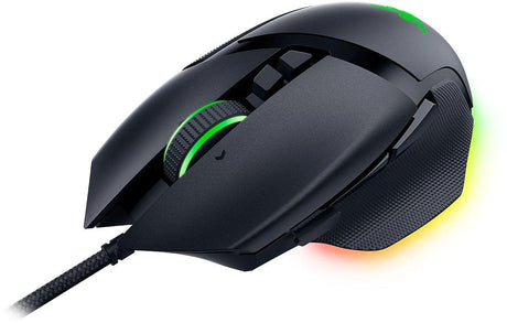 Razer Basilisk V3 35K, cu fir, rezolutie maxima 35000 DPI, 11 butoane programabile, iluminare Razer Chroma™ RGB, senzor Focus Pro 35K Optical Sensor Gen-2,  negru