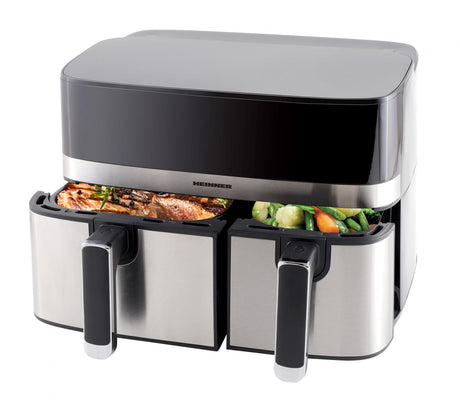 FRITEUZA DUBLA CU AER CALD HEINNER PRODUAL FUSION HAF-H9DB17BKS