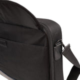 Geanta laptop Spacer, pentru laptopuri cu diagonala de de max. 17.3″, 1 compartiment, buzunar frontal, waterproof, material plastic/nylon, negru