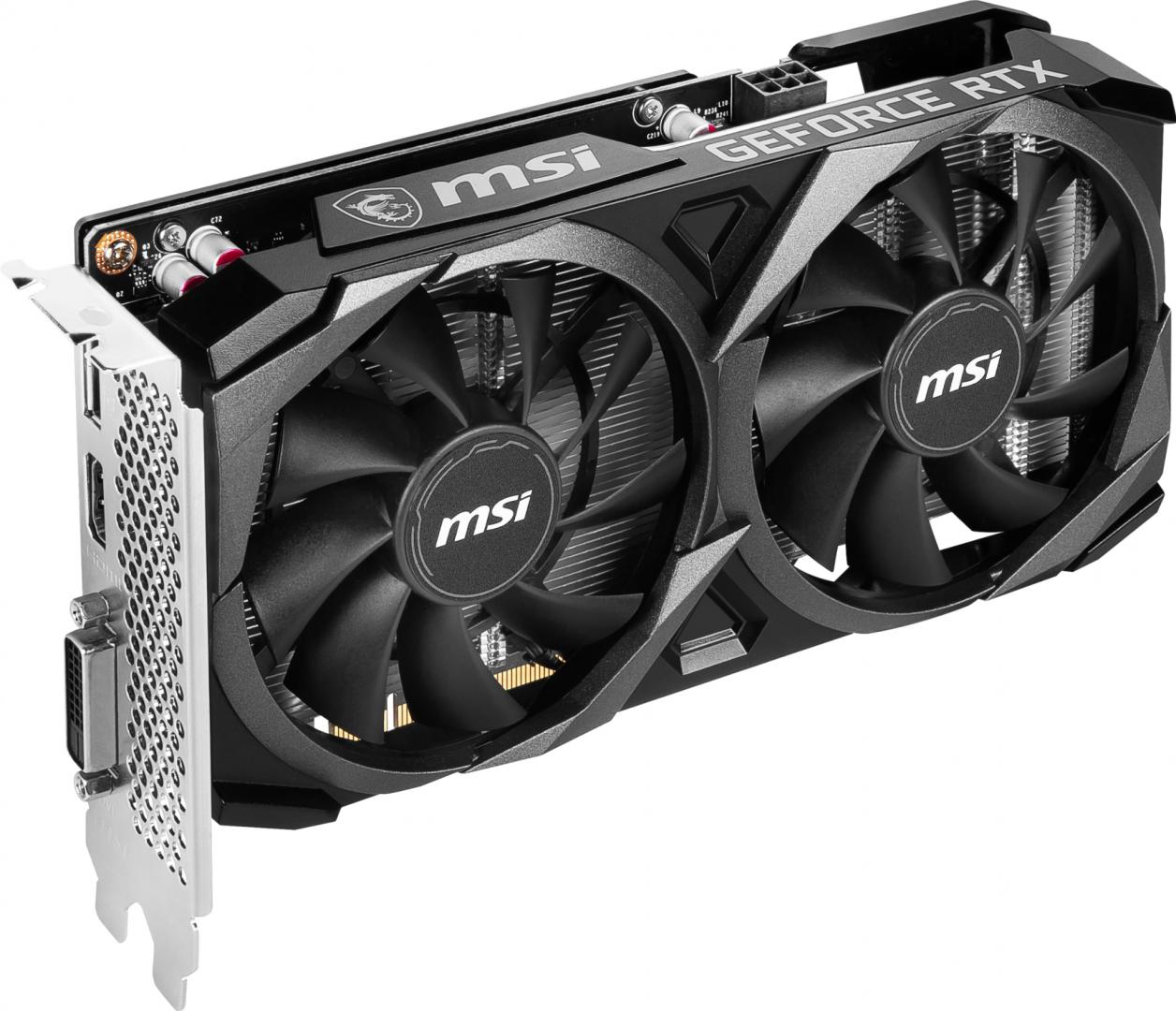 Placa Video MSI GeForce RTX™ 3050 VENTUS 2X XS 8G OC GDDR6 128 bit PCIE Gen 4, 1x DP 1x HDMI
