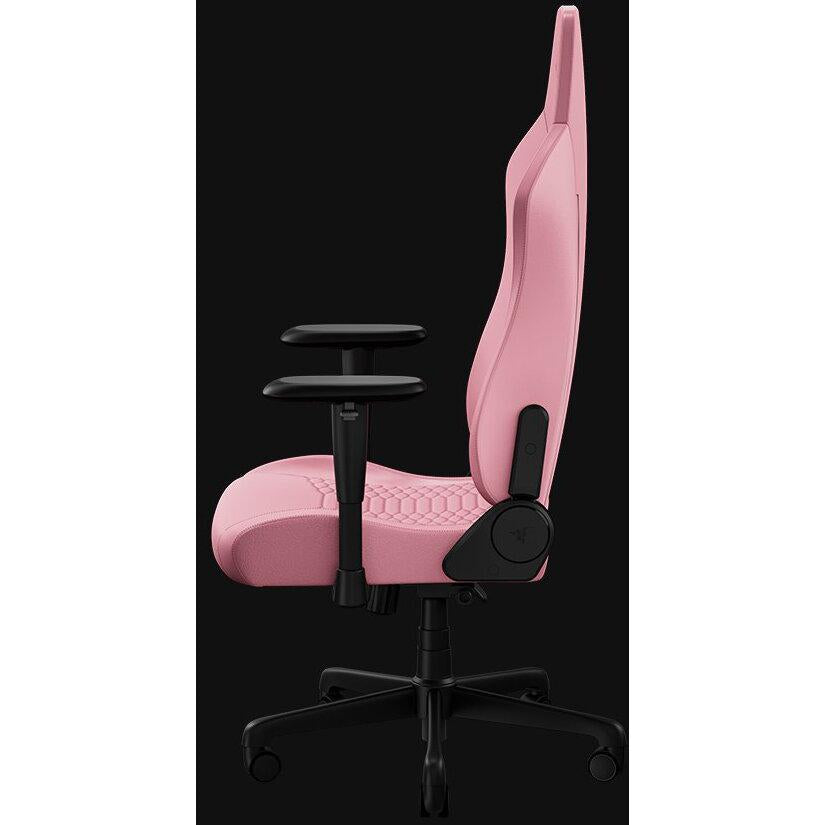 Scaun Razer Iskur V2 X NewGen, tip spuma spumă turnată PU, suport lombar integrat, tetieră reglabilă, cotiere 2D, clasa de ridicare pe gaz 4, roz