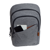 Rucsac laptop Trust Avana pentru laptop-uri cu diagonala de 16", material POM, RPET Polyester, RPET twill polyester, volum 20 L, gri