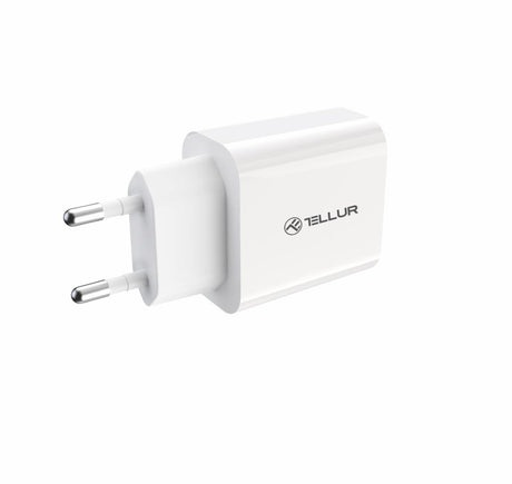 Incarcator priza Tellur USB-A QC3.0, 18W, alb
