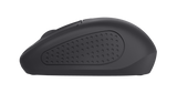 Mouse Trust Wireless optic, rezolutie 1600 DPI, negru