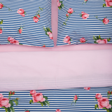 LENJERIE PAT DBL, 100% BBC, 132TC, ROSE