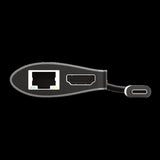 Hub USB Trust Dalyx, 7 porturi USB-C, negru
