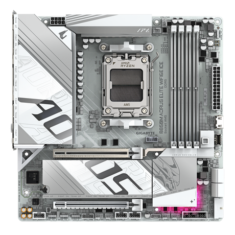 Placa de Baza GIGABYTE B850M AORUS ELITE WIFI6E ICE AM5