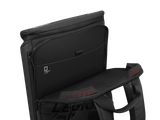 Rucsac Lenovo Legion 16 Armored GB900 pentru laptop de gaming de 16 inch; fabricat din poliester, cu invelis exterior din poliuretan;  potrivit pentru dispozitive cu dimensiuni de pana la: 36 cm x 2.4 cm x 29 cm; greutate: 1.3kg; culoare: negru