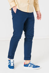 PANTALONI LUNG CASUAL BARBATI  NAVY XXL