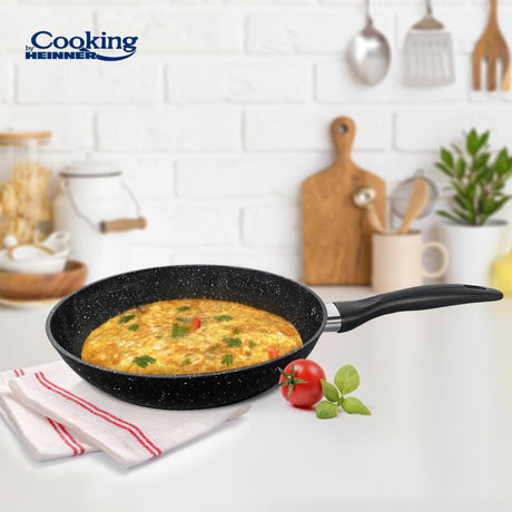 TIGAIE ALUMINIU FORJAT 24X4.8 CM, ONIX, COOKING BY HEINNER