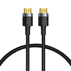 CABLU video Baseus Cafule, HDMI (T) la HDMI (T), rezolutie maxima 4K UHD (3840 x 2160) la 60 Hz, conectori auriti, 1m, negru