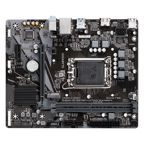 Placa de baza Gigabyte H610M K LGA 1700