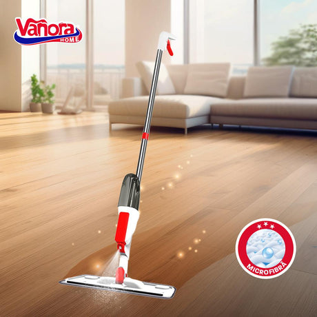 MOP SPRAY CU REZERVOR DETASABIL 350 ML, ROSU, FAST CLEAN, VANORA HOME