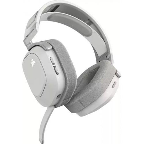 Casti cu microfon Corsair HS80 MAX WIRELESS, Multi-platform Gaming, 20Hz-40Khz, 32ohm, 116db, driver 50mm, autonomie baterie de pana la 24 de ore, alb