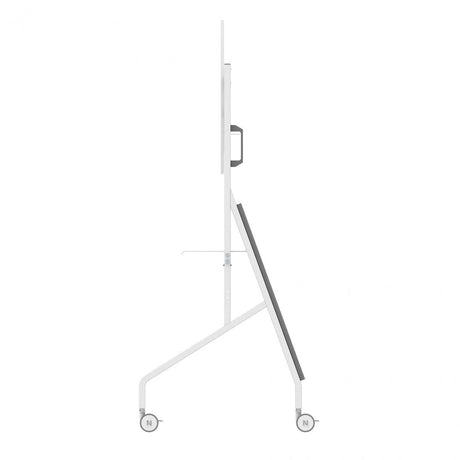Stand mobil de podea Neomounts 55"-86" 76kg VESA 100x100 - 900x600 alb