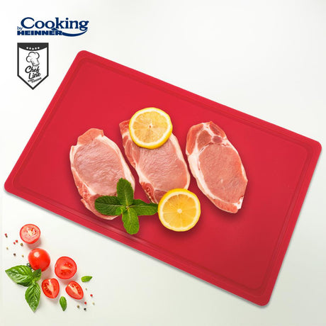 TOCATOR CU SANT HACCP GN1/1, 53X32.5X2 CM, ROSU, COOKING BY HEINNER