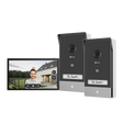 KIT VIDEINTERFON EZVIZ HP7 2-ENTRY, Senzor imagine: 1/2.7" Progressive Scan CMOS, Rezolutie 2K (2048x1296), Lentila: 2.0 mm @ F2.2, view angle: 162° (Diagonal) IR 6M, Compresie: H.265 / H.264 Ecran interior: 7 "touch screen, 1024x600 Conexiune: 2xFire ( Maxim 4 fire ), Conectivitate: IEEE802.11b