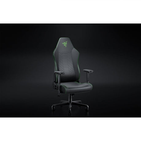 Scaun Razer Iskur V2 X NewGen, tip spuma spumă turnată PU, suport lombar integrat, tetieră reglabilă, cotiere 2D, clasa de ridicare pe gaz 4, negru/verde