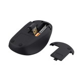 Mouse Wireless Trust Yvi+ Silent Wireless, 1600 dpi, negru