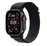 Apple Watch Ultra 3 GPS + Cellular 49mm Black Titanium Case with Black Alpine Loop - Medium