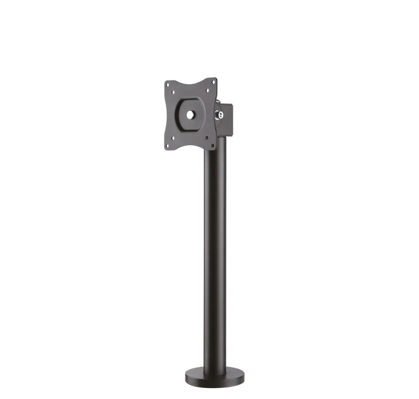Suport monitor de birou Neomounts NS-DPOS100BLACK; pentru display-uri cu diagonale 10"-32", sistem de prindere VESA 75x75~100x100, greutate maxima suportata 15kg, tilt +45°, -15°, swivel +360°, rotate +360°; culoare negru. Garantie 5 ani