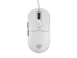 Mouse gaming cu fir Gensesis Krypton 660, interfata USB, 12000 DPI, 6 butoane, iluminare RGB, alb