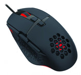 Mouse gaming Serioux Tobis, Senzor Sunplus 192, 1000-6400 DPI, switch HUANO, pana la 20 milioane de click-uri, 8 Butoane, 3 moduri de iluminare RGB, cablu USB 1.5M, plug and play, compatibil cu Windows 2000/XP/9X/VISTA/7/8/10