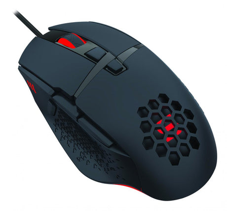 Mouse gaming Serioux Tobis, Senzor Sunplus 192, 1000-6400 DPI, switch HUANO, pana la 20 milioane de click-uri, 8 Butoane, 3 moduri de iluminare RGB, cablu USB 1.5M, plug and play, compatibil cu Windows 2000/XP/9X/VISTA/7/8/10