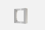 Panou frontal pentru un modul videointerfon modular Hikvision DS-KD- ACW1/S; montare aplicata; material otel inoxidabil; dimensiuni: 117mm x 1 07mm x4mm;