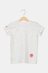 TRICOU CASUAL BICICLETE FAMILIE COPII LIGHT GREY-M
