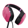 Casti Trust GXT415P Zirox cu fir, conector jack3.5mm, frecventa raspuns 20 Hz - 20.000 Hz, sensitivitate 90dB, roz