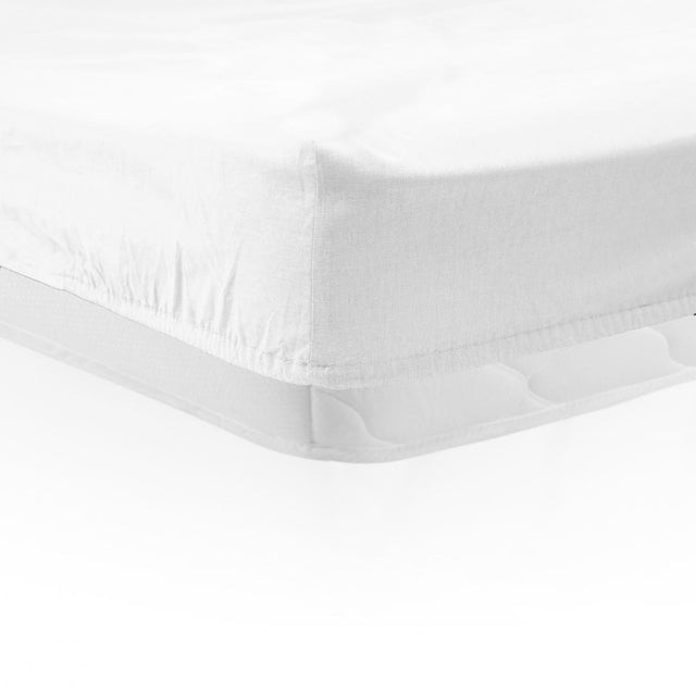 CEARCEAF PAT CU ELASTIC 90X200 CM ALB