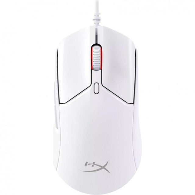 Mouse gaming wireless HyperX Pulsefire Haste 2 Mini, timp de raspuns8000 Hz @ 0,125 ms, rezolutie: 26000 DPI, iluminare RGB, durata de viata baterie pana la 100 ore, alb