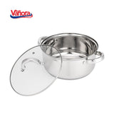 CRATITA INOX CU CAPAC 20x9.5CM, 3L, MIKA