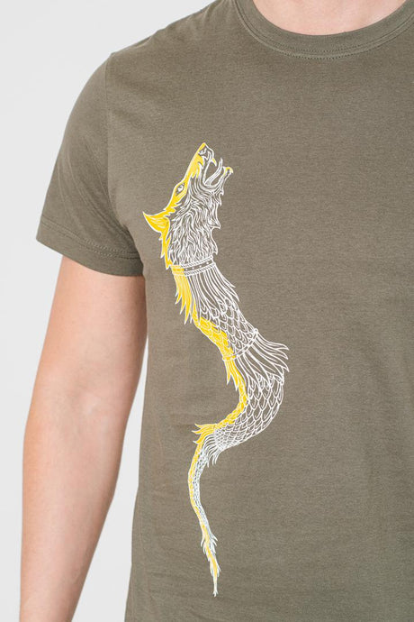 TRICOU CASUAL DRACON BARBATI GRAY-S