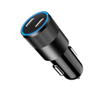 Incarcator auto Lemontti fast Charge Type-C PD,60W, USB-C 30W, USB-C 30W, incarcare rapida pe ambele porturi, intrare: DC 12V-24V, iesire: C1 5V/3A, 9V/3A, 12V/2.5A, iesire: C2  5V/3A, 9V/3A, 12V/2.5ANegru