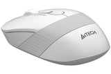 Mouse wireless A4tech, optic, rezolutie 2000 DPI, dimensiuni 108 x 64 x 35 mm, greutate 67 g, alb