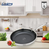 TIGAIE INOX IN 3 STRATURI 24X4.5 CM, TITANIUM3, COOKING BY HEINNER