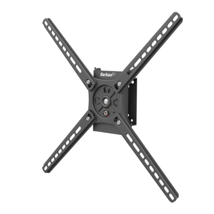 Suport TV perete Barkan, rotatie landscape si portret, potrivit pentru ecran cu duagonala 13"-65", suporta pana la 36kg, VESA 75x75mm - 400x400mm, negru