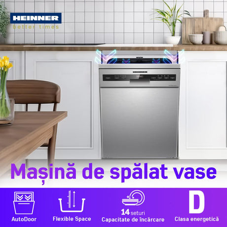 MASINA DE SPALAT VASE HEINNER HDW-FSM60714AXD+++