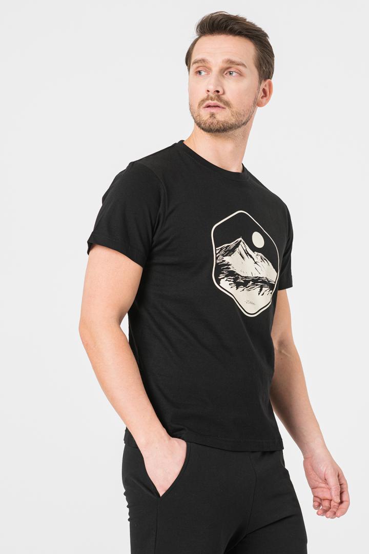 TRICOU CASUAL MOLDOVEANU BARBATI BLACK-M