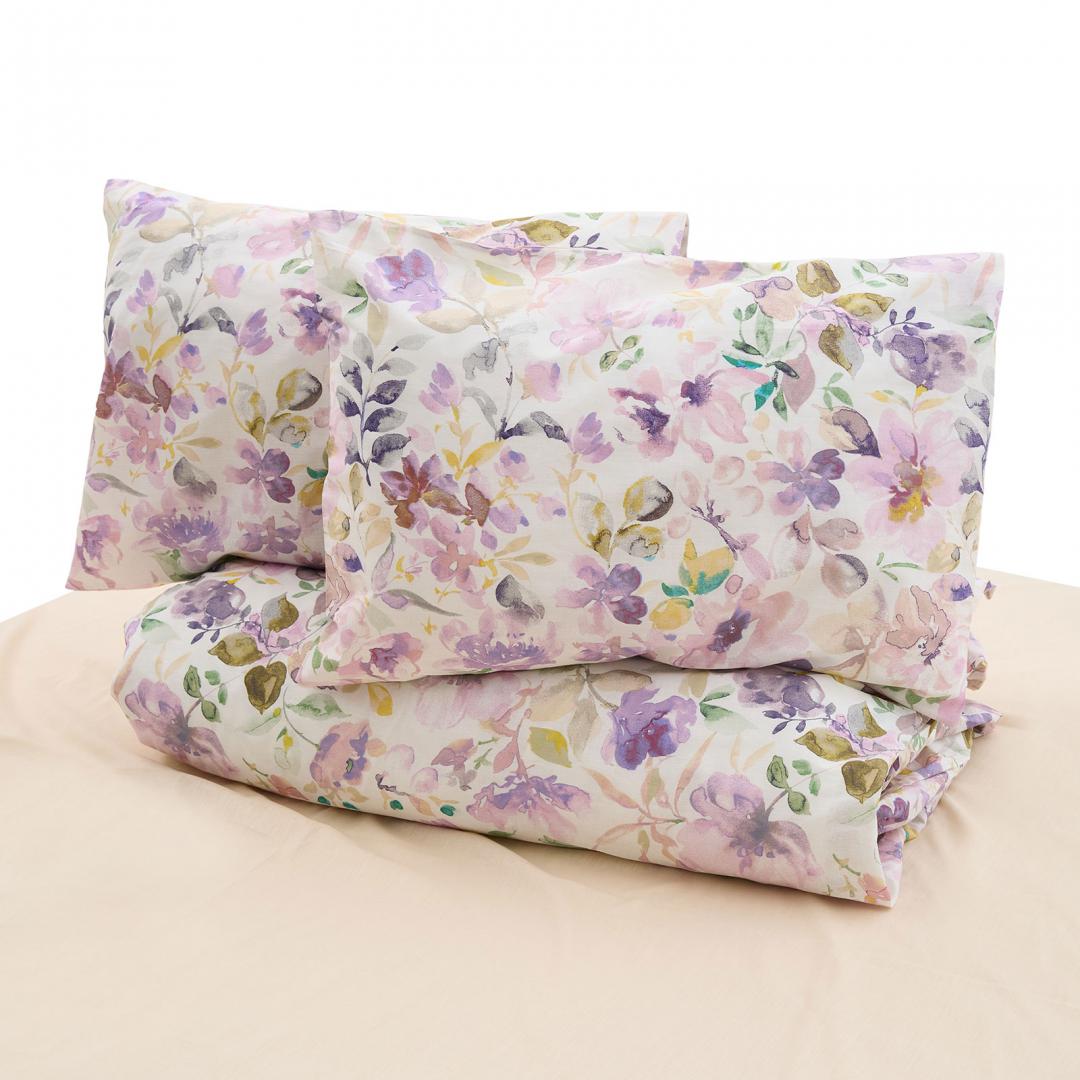 Lenjerie dubla 100% bumbac,4 piese, Alma