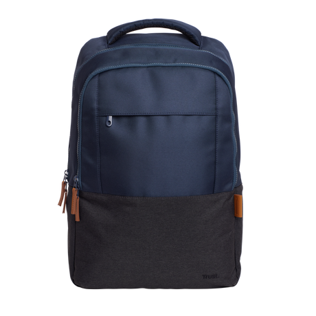 Rucsac laptop Trust Lisboa pentru laptop-uri cu diagonala de 16", material POM, RPET Polyester, RPET twill polyester, volum 23 L, albastru