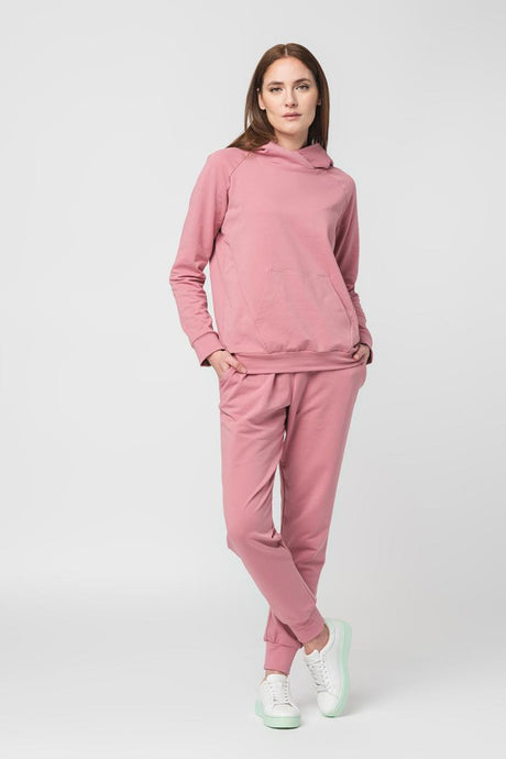 HANORAC COTON RAGLAN FEMEI PINK-XS