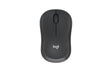 Mouse Logitech M240 Silent Graphite, rezolutie 1000 DPI, conectare wireless, interfata USB, gri